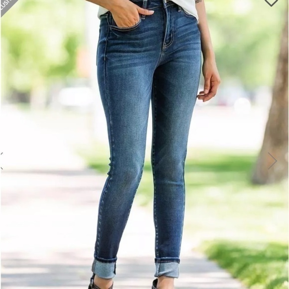 Kancan High Rise Skinny Stretch Jeans Sz 13
